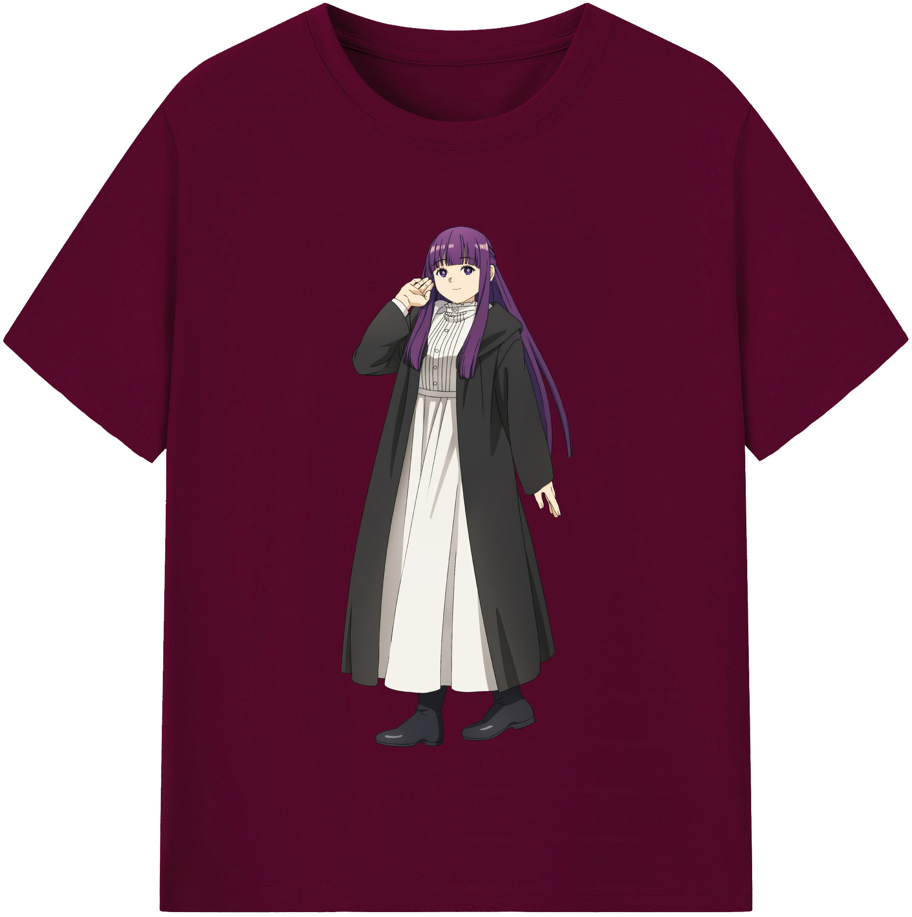 （画像用） 葬送のフリーレン Frieren レディースカジュアルプリントTシャツ（綿100％）